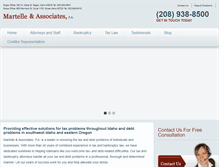 Tablet Screenshot of martellelaw.com